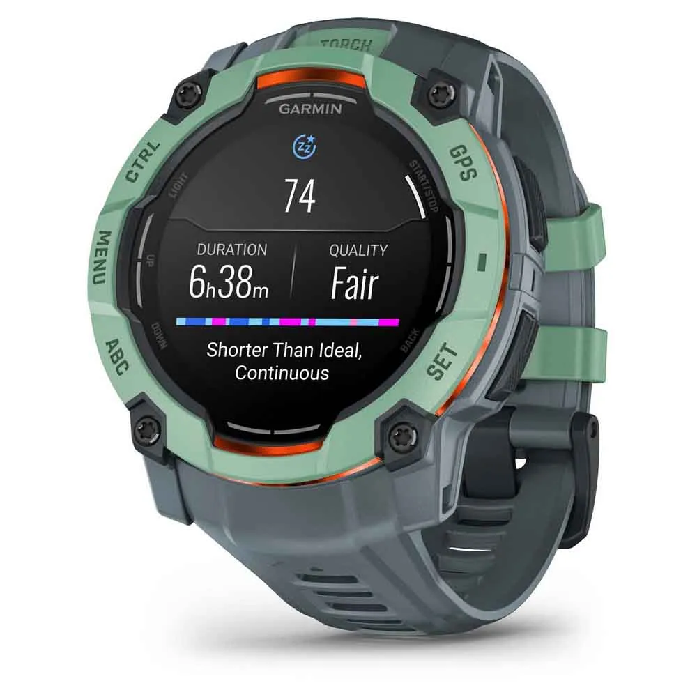 Купить Garmin 010-03020-01 Часы Instinct 3 50 mm Amoled Зеленый  Green / Grey 7ft.ru в интернет магазине Семь Футов