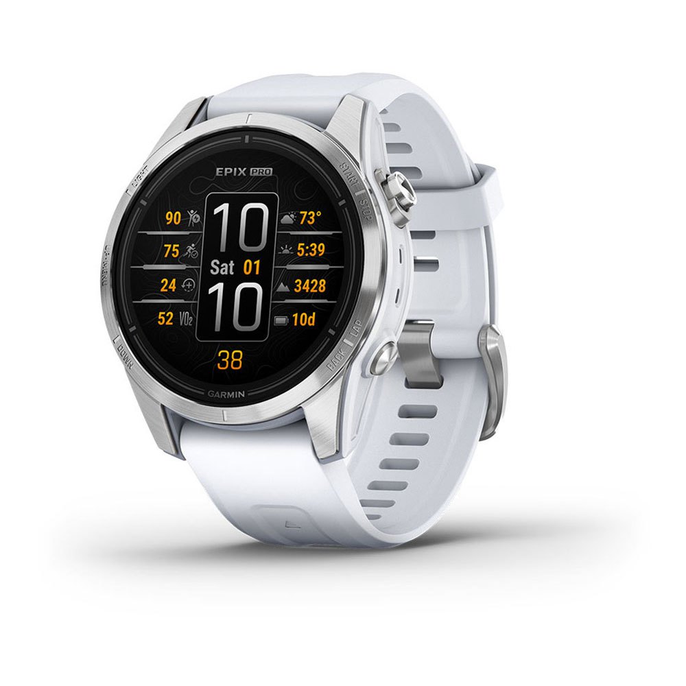 Купить Garmin 010-02802-01 Часы Epix™ Pro Gen 2 Стандартное издание 42 mm Бесцветный Silver / White 7ft.ru в интернет магазине Семь Футов