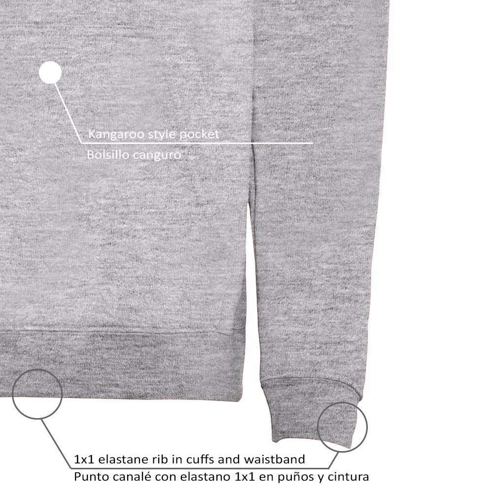 Купить Kruskis SU1067035802K039 Толстовка с капюшоном Catfish Two-Colour Серый Heather Grey / Black L 7ft.ru в интернет магазине Семь Футов