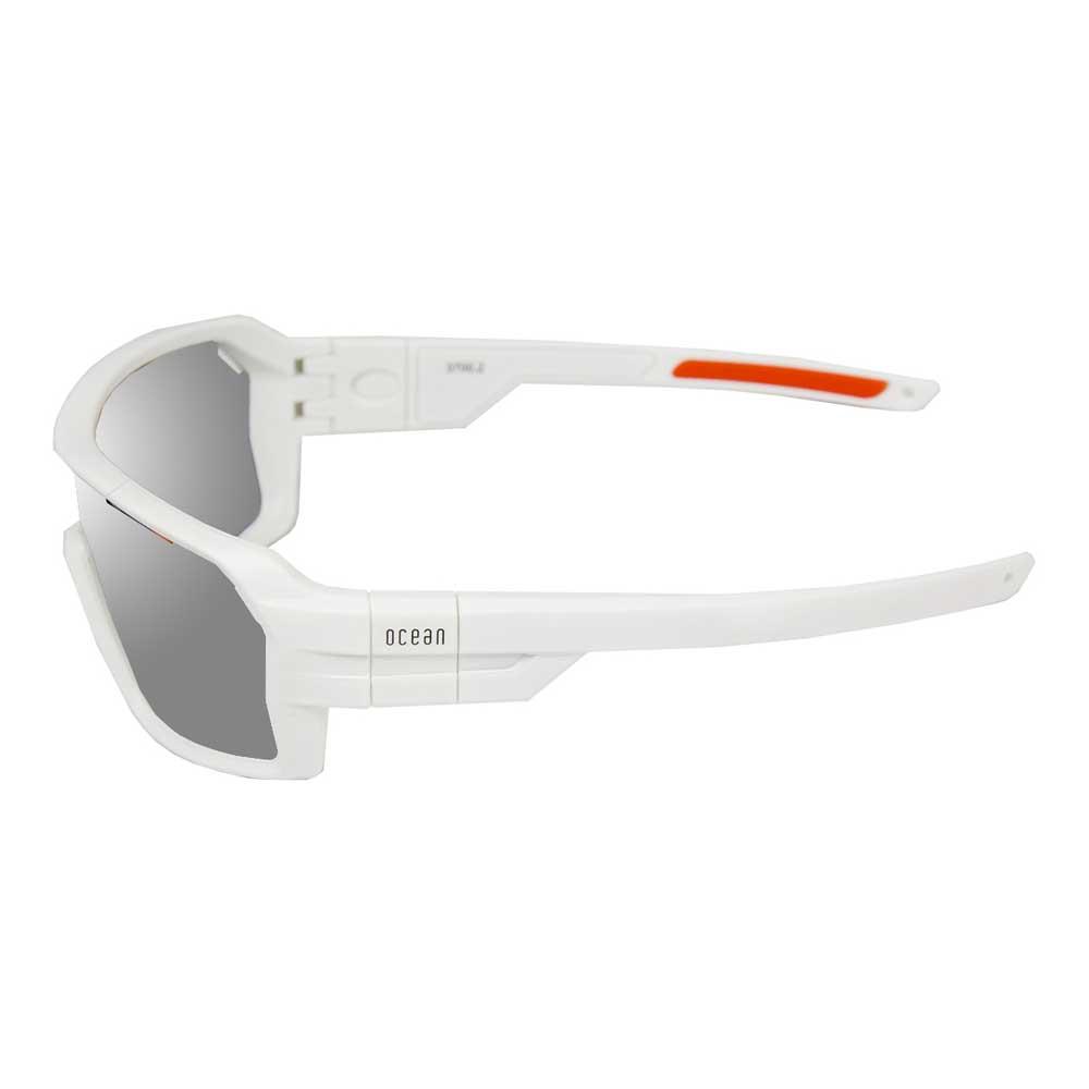 Купить Ocean sunglasses 3700.6X поляризованные солнцезащитные очки Chameleon Matte White White Strap/CAT3 7ft.ru в интернет магазине Семь Футов