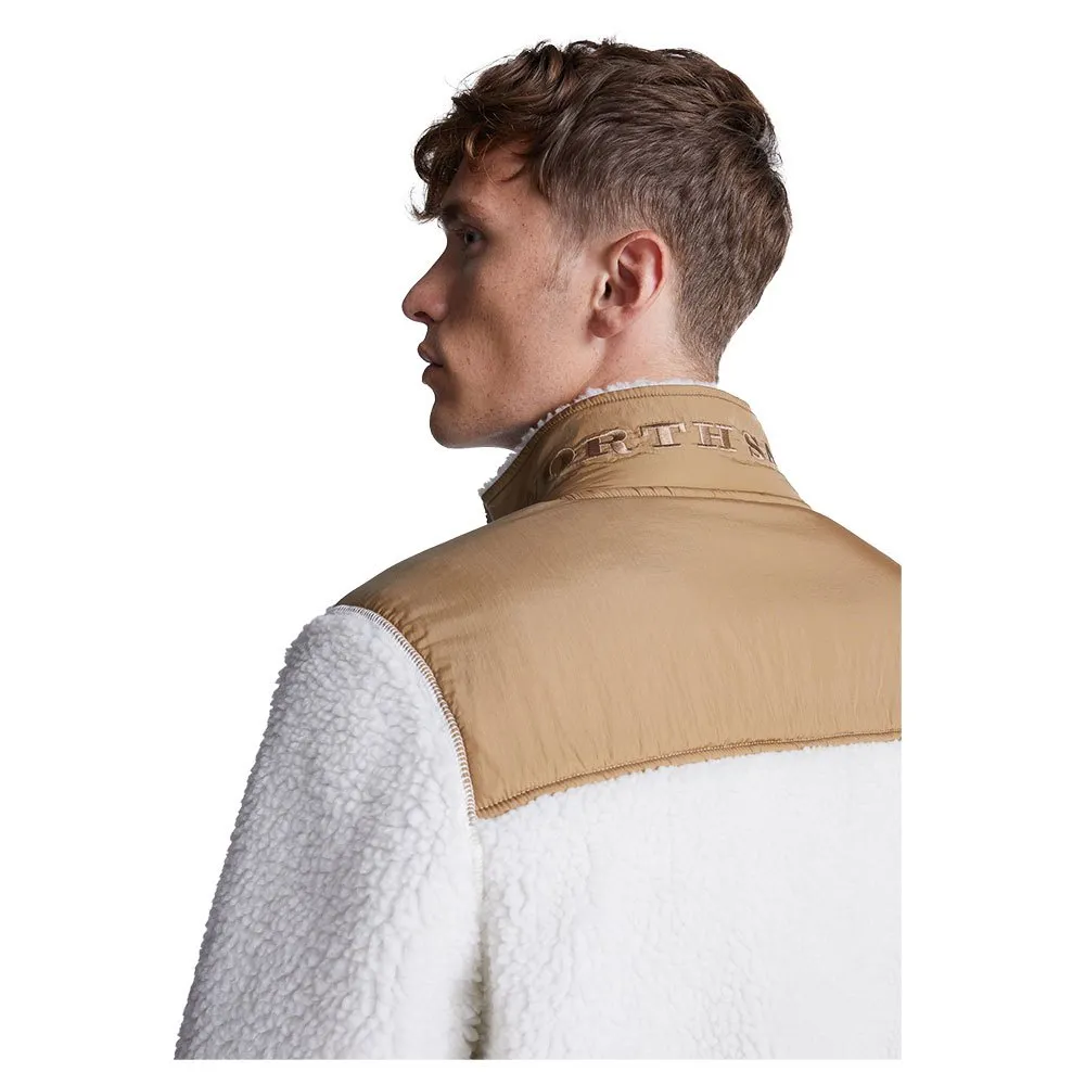 Купить North sails 691632-0105-M Толстовка на молнии Polyester Nylon Белая Marshmallow M 7ft.ru в интернет магазине Семь Футов