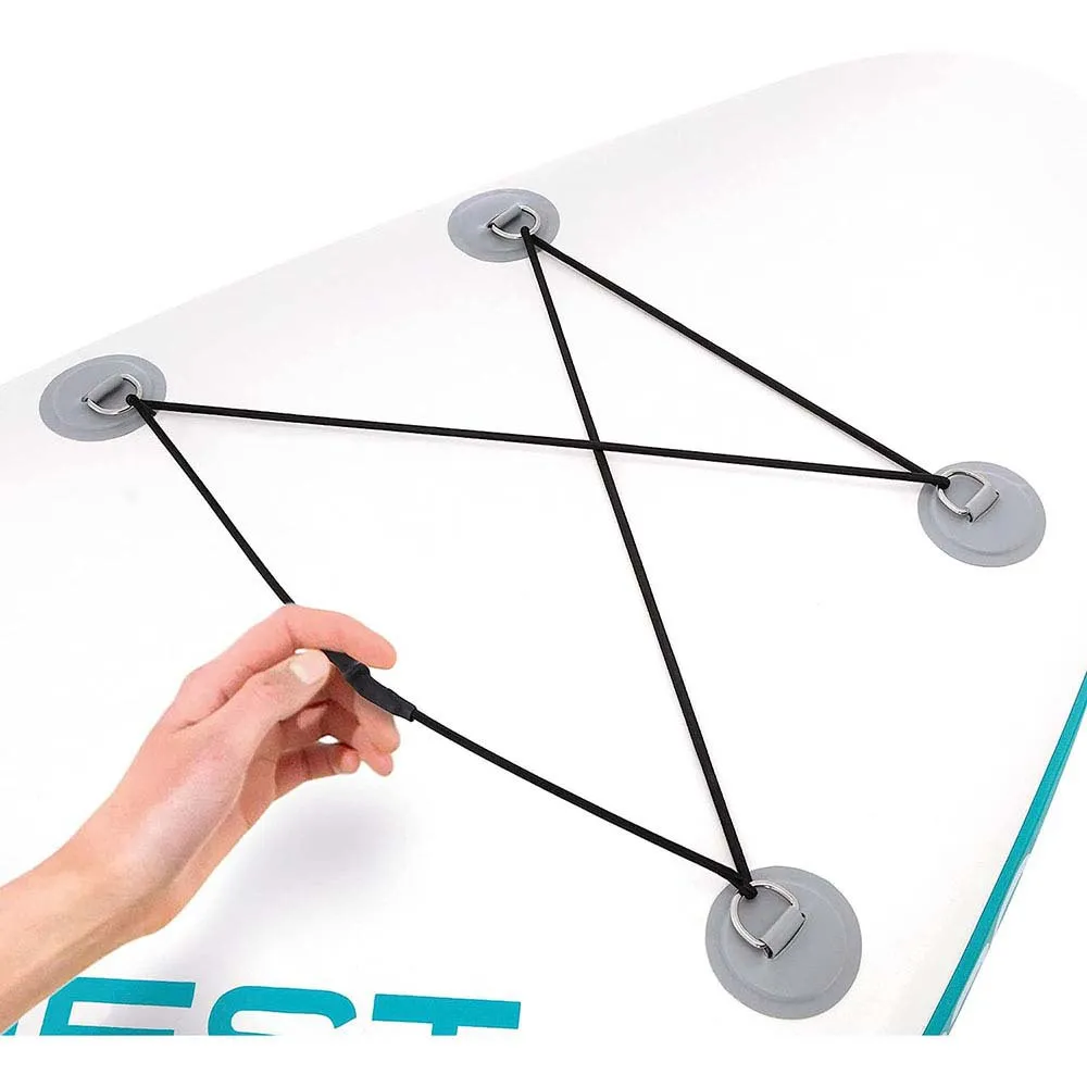 Купить Intex 68242 Надувной комплект для падлбординга Aqua Quest 320 White / Turquoise 150x40x15 320 cm 7ft.ru в интернет магазине Семь Футов