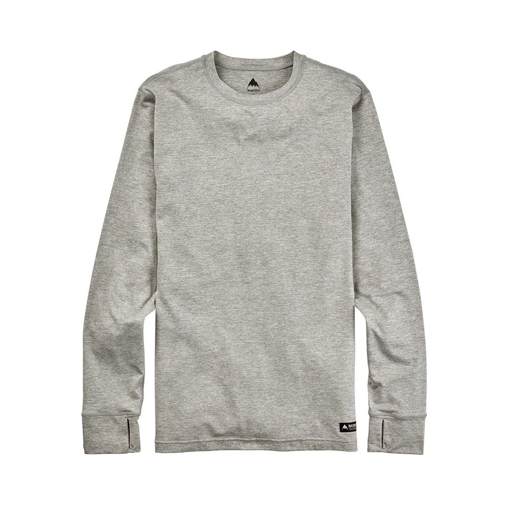 Купить Burton 10257107020-S Базовый слой с длинным рукавом Midweight Crew Серый Grey Heather S 7ft.ru в интернет магазине Семь Футов