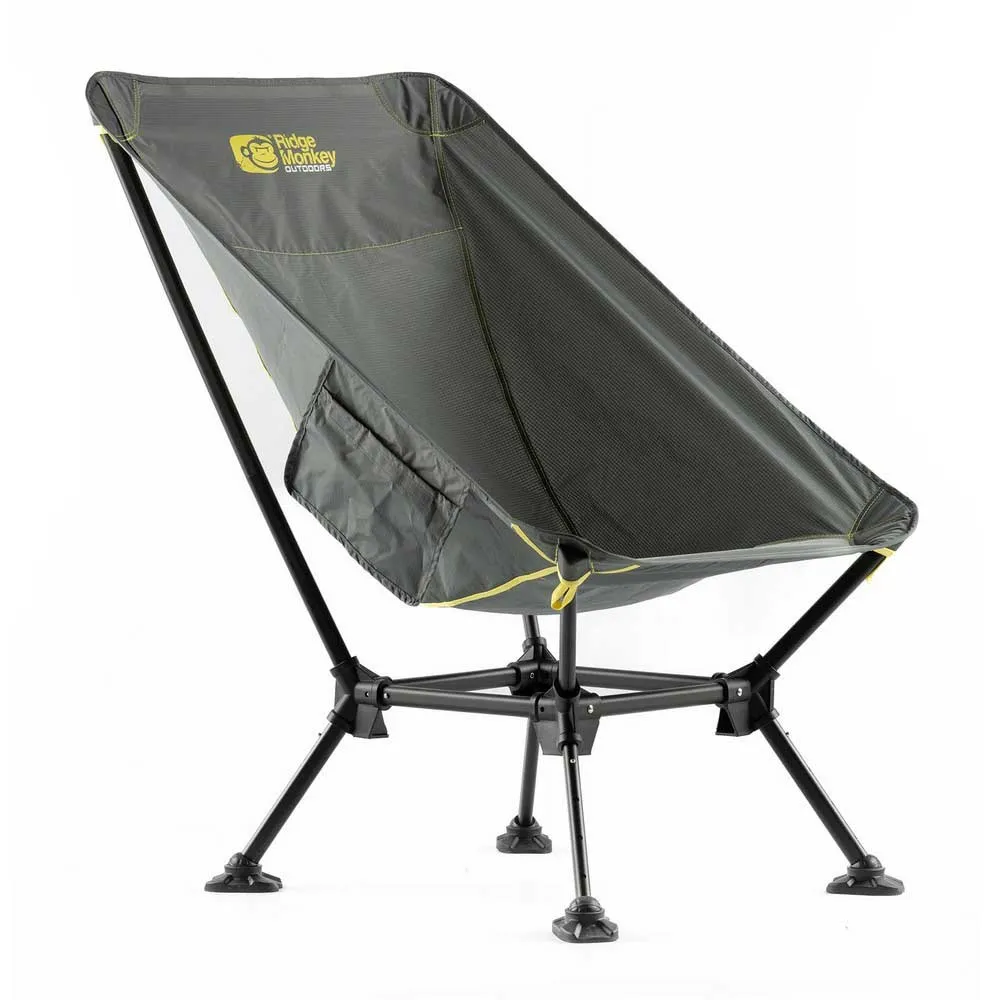 Купить Ridgemonkey out103-jet стул Alta High Dark Grey 40x20x20 81-110 x 65 x 94 cm 7ft.ru в интернет магазине Семь Футов