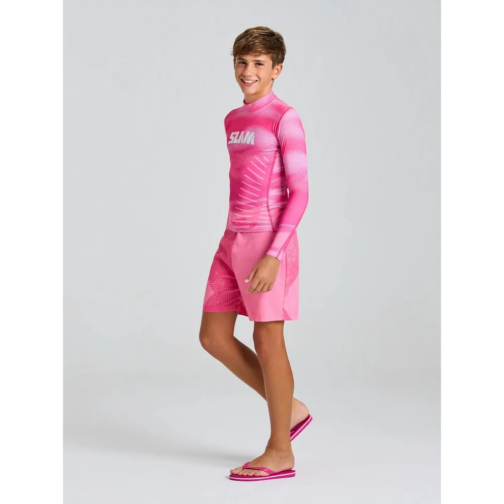 Купить Slam a319002s00-w72-164 Rash guard с длинным рукавом Foil Hydrangea Pink 30x25x2 14 Years 7ft.ru в интернет магазине Семь Футов