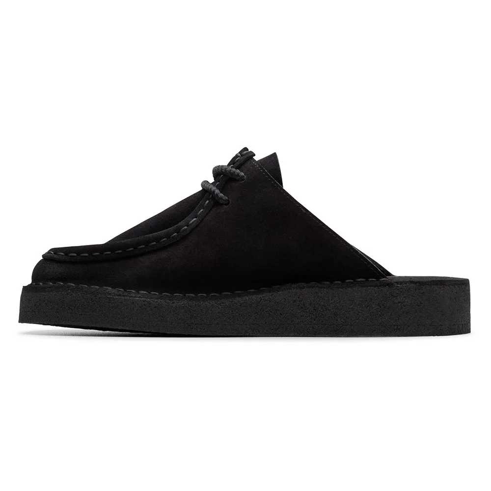 Купить Clarks shoes 26181109-blacksuede-6 Деревянные башмаки Desert NMD Mule Black Suede 35x25x15 EU 39.5 7ft.ru в интернет магазине Семь Футов