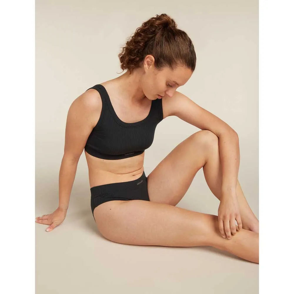 Купить Icebreaker 0a5778001s Трусы Merino Rib Lotus Hipster Black 20x12x5 7ft.ru в интернет магазине Семь Футов