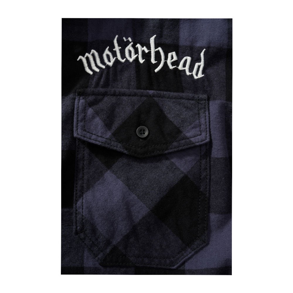 Купить Brandit 61005-28-6XL Рубашка с длинным рукавом Motörhead Серый Black / Grey 6XL 7ft.ru в интернет магазине Семь Футов