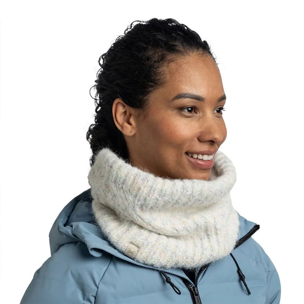 Купить Buff ® 136634.000.10.00 Шарф-хомут Knitted & Fleece Eyla White 15x10x5 7ft.ru в интернет магазине Семь Футов
