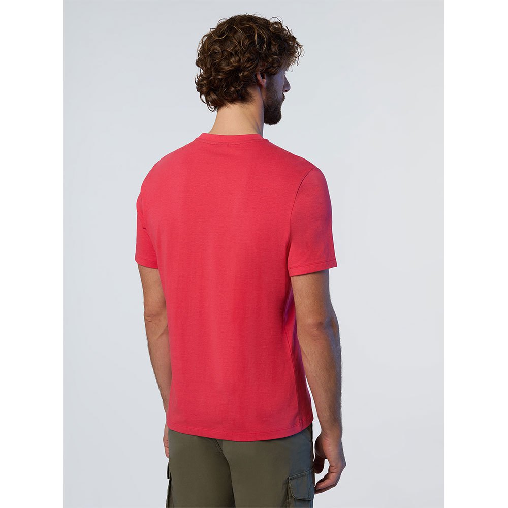 Купить North sails 692972-0178-XL Футболка с коротким рукавом Basic Красный Watermelon XL 7ft.ru в интернет магазине Семь Футов