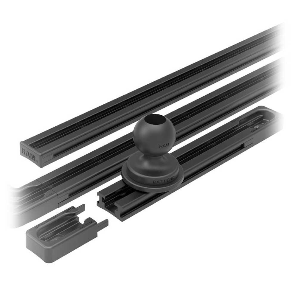 Купить Ram mounts RAP-B-354U-TRA1 T-Bolt Track Ball™ Вложение Серебристый Black 7ft.ru в интернет магазине Семь Футов