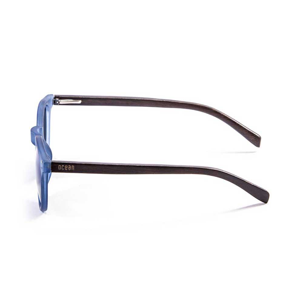 Купить Ocean sunglasses 55012.5 Деревянные поляризованные солнцезащитные очки Lizard Brown / Blue Transparent / Red 7ft.ru в интернет магазине Семь Футов