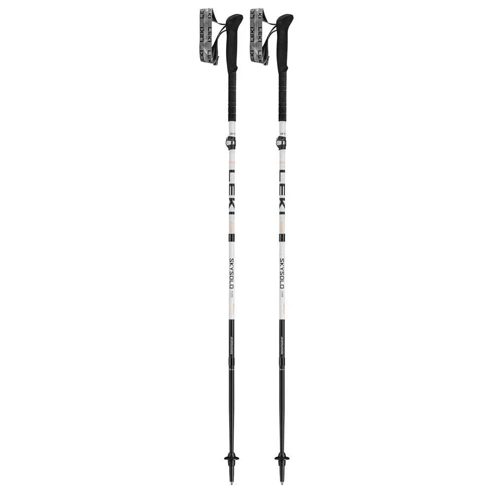 Купить Leki 65520731-125 трости Skysolo FX.One Carbon  White / Black / Orange 125 cm 7ft.ru в интернет магазине Семь Футов