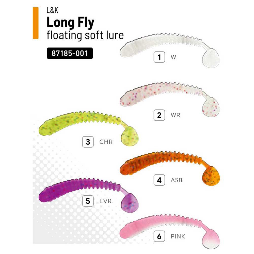 Купить L&k 87185228 Floating Long Fly Мягкая приманка 50 mm ASBF 7ft.ru в интернет магазине Семь Футов