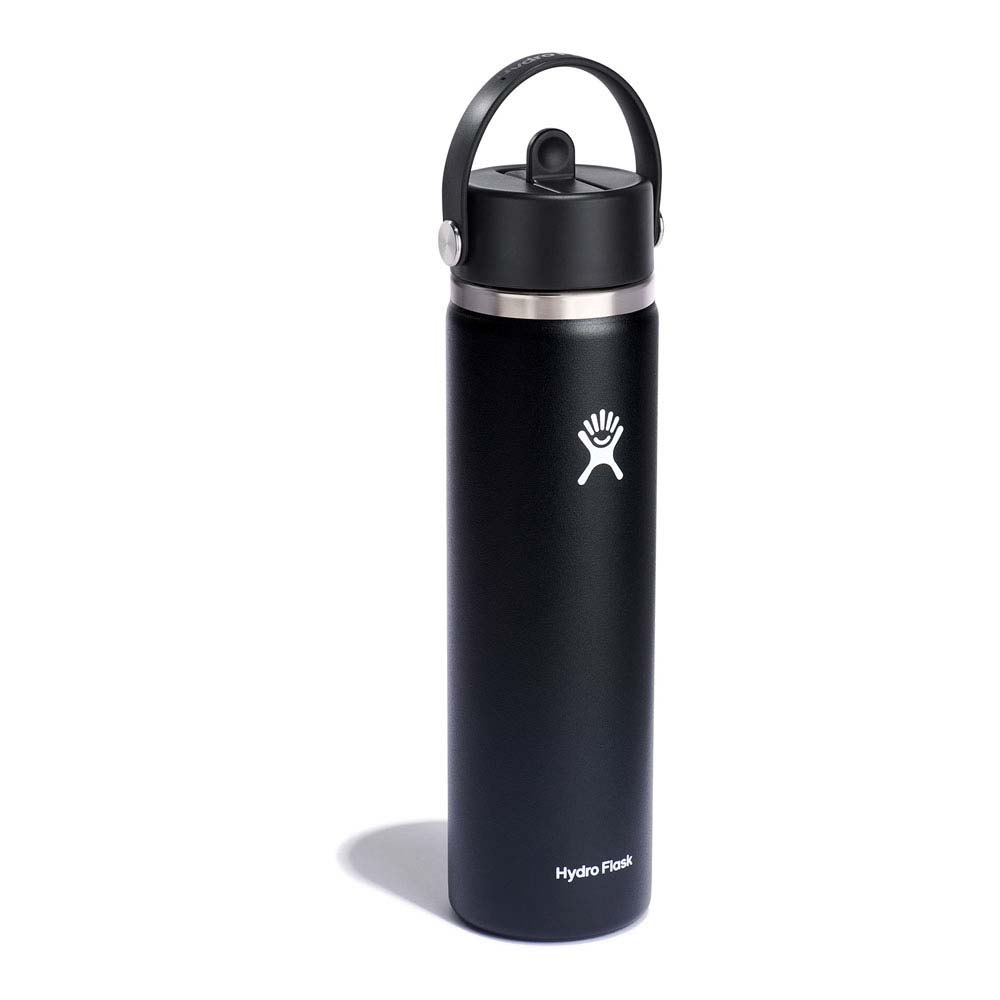 Купить Hydro flask W24BFS001 710ml Широкая гибкая соломенная крышка Термо Черный Black 7ft.ru в интернет магазине Семь Футов