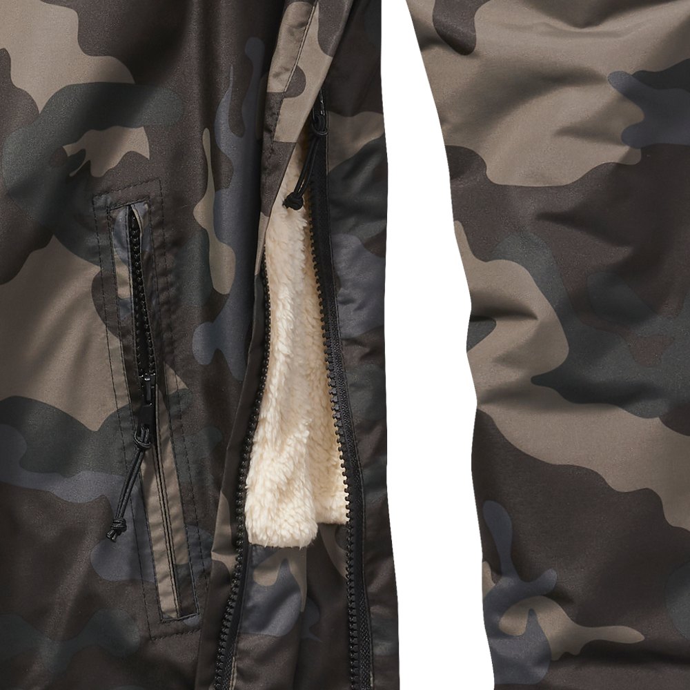 Купить Brandit 3173-4-S Куртка Sherpa Зеленый  Dark Camo S 7ft.ru в интернет магазине Семь Футов