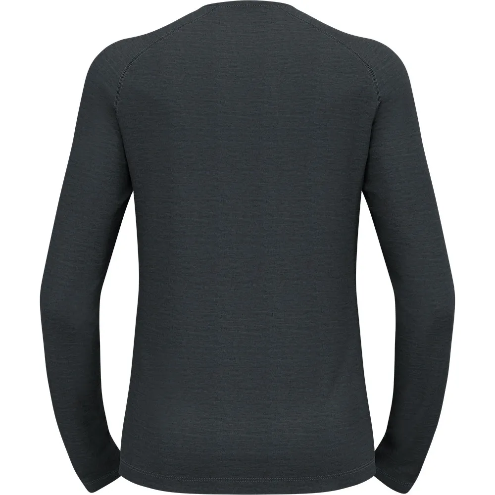 Купить Odlo 111292-30913-M Базовый слой с длинным рукавом Natural Performance Коричневый Fudge / Dark Grey Melange M 7ft.ru в интернет магазине Семь Футов