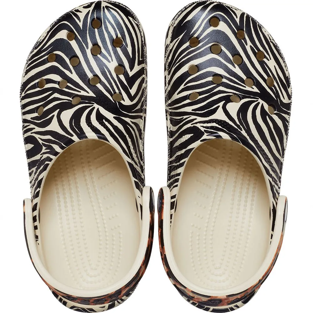 Купить Crocs 207840-2y9-m8/w10 Деревянные башмаки Classic Animal Remix Bone / Multi Animal 35x25x15 EU 41 7ft.ru в интернет магазине Семь Футов