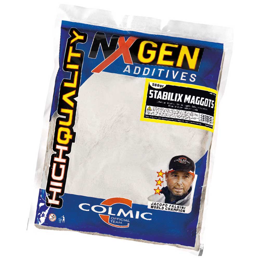 Купить Colmic COL9R Клей Stabilix Maggots 500g  White 7ft.ru в интернет магазине Семь Футов