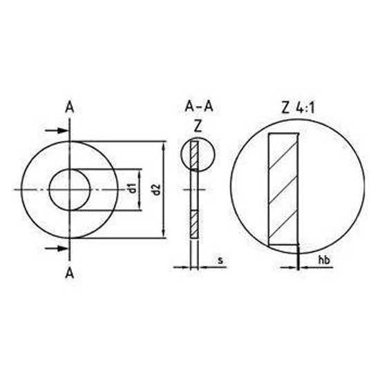 Купить Euromarine VIXRL05-40 NF E 25-514 A4 5 mm L-образная большая шайба 40 единицы Grey 7ft.ru в интернет магазине Семь Футов