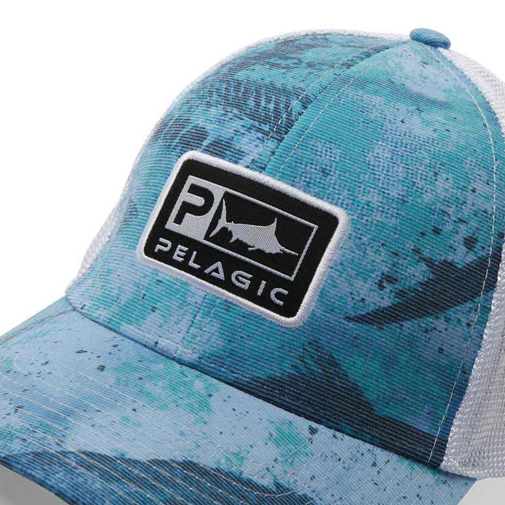 Купить Pelagic 1203223000-BLU-0 Кепка Open Seas Low Pro  Blue 7ft.ru в интернет магазине Семь Футов