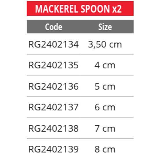 Купить Ragot RG2402138-UNIT Mackerel Ложка 70 mm  Silver 7ft.ru в интернет магазине Семь Футов