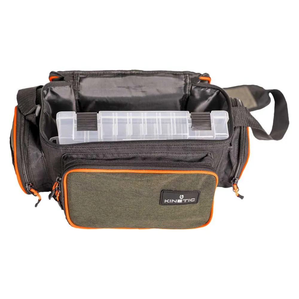 Купить Kinetic G281-035-092 сумка для приманок 1 Box System  Grey / Orange 38 x 21 x 19 cm 7ft.ru в интернет магазине Семь Футов
