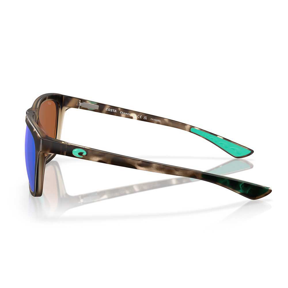 Купить Costa 06S9005-90050857 Зеркальные поляризованные солнцезащитные очки Cheeca Matte Shadow Tortoise Green Mirror 580P/CAT2 7ft.ru в интернет магазине Семь Футов