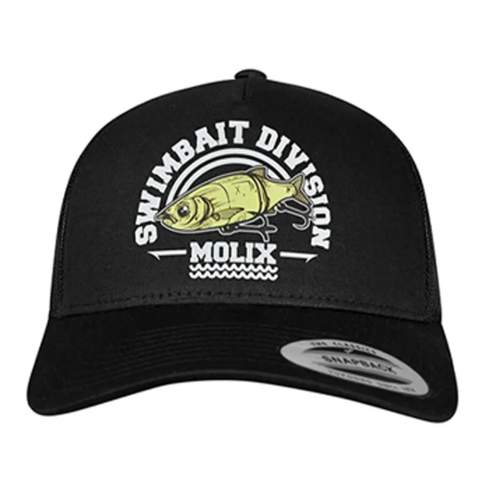 Купить Molix sbdc-bk Кепка Swimbait Division Black 15x10x5 7ft.ru в интернет магазине Семь Футов