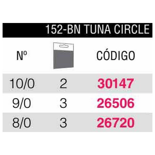 Купить Kali kunnan 26506 152-BN Tuna Circle Крючки С Одним Глазком Серебристый Black Nickel 9/0  7ft.ru в интернет магазине Семь Футов