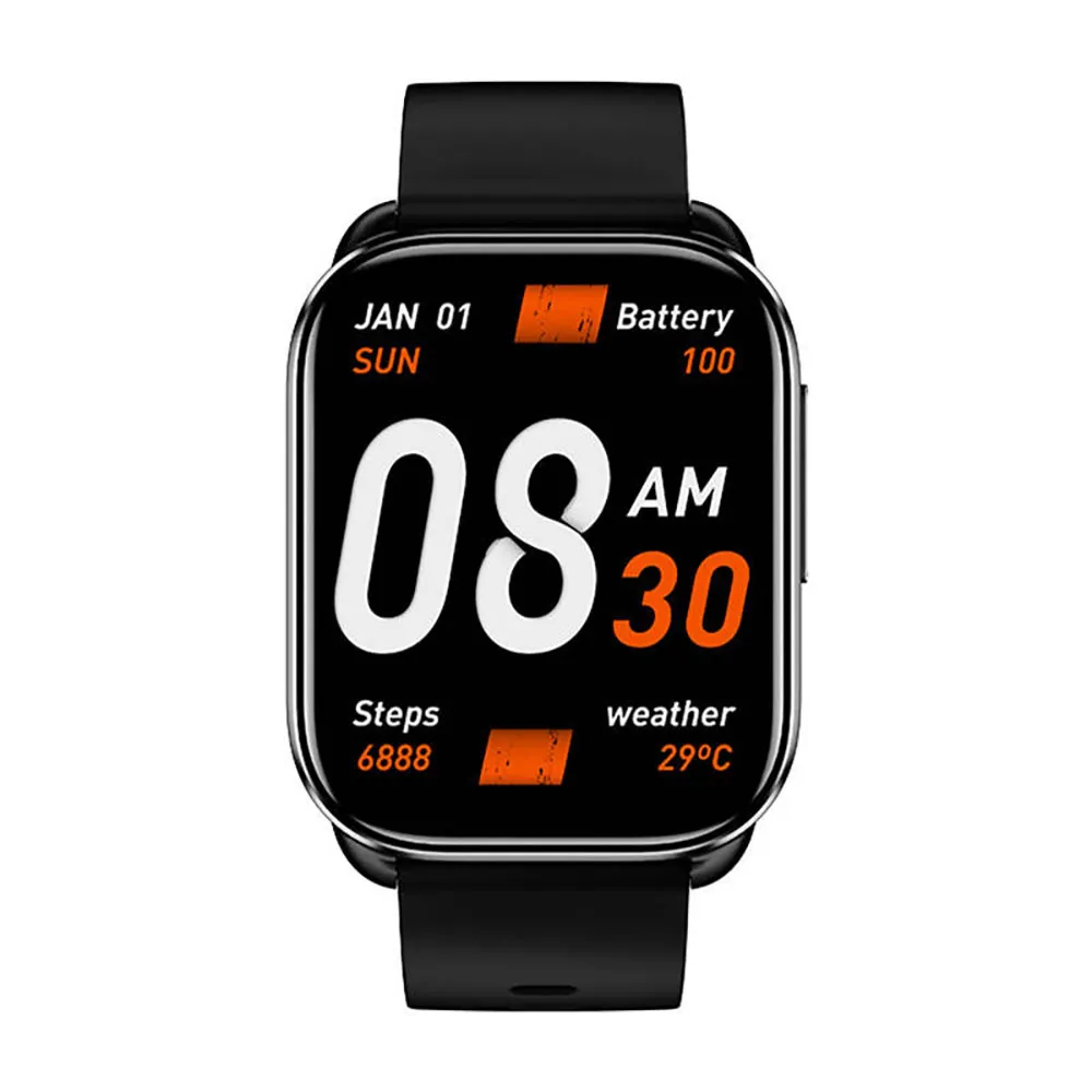 Купить Qcy 61122 Смарт-часы WATCH GS Черный  Grey 7ft.ru в интернет магазине Семь Футов