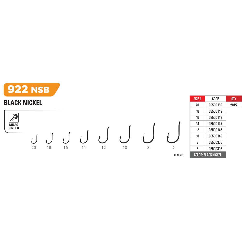 Купить Jatsui D3500150 922NSB Колючий Одноглазый Крючок Черный Black Nickel 20 7ft.ru в интернет магазине Семь Футов