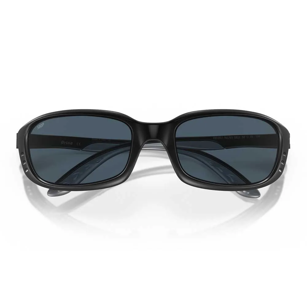 Купить Costa 06s9017-90170359 поляризованные солнцезащитные очки Brine Matte Black 25x12x10 Gray 580P/CAT3 7ft.ru в интернет магазине Семь Футов