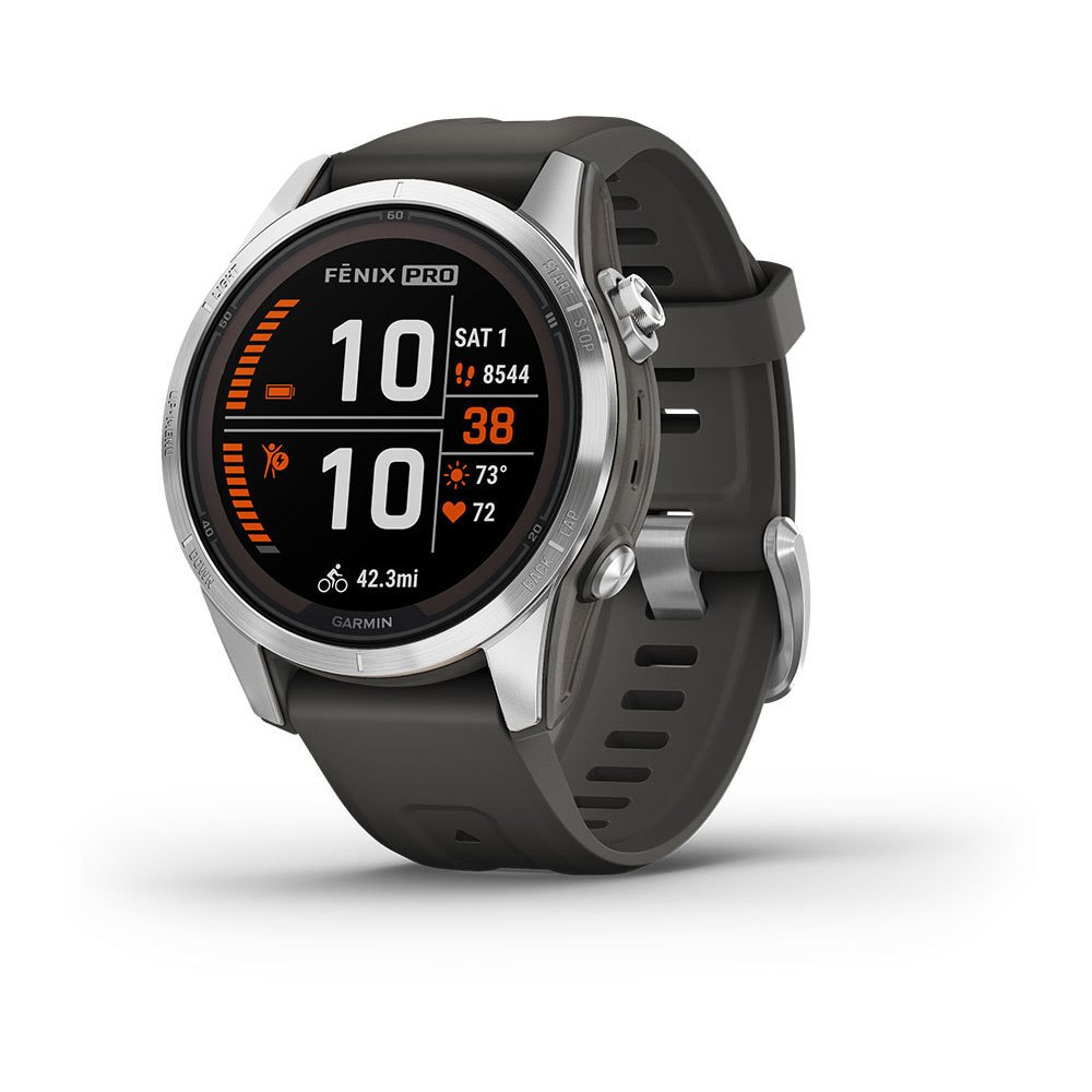 Купить Garmin 010-02776-01 Часы Fenix® 7S Pro Solar Edition Черный Silver / Grey 7ft.ru в интернет магазине Семь Футов