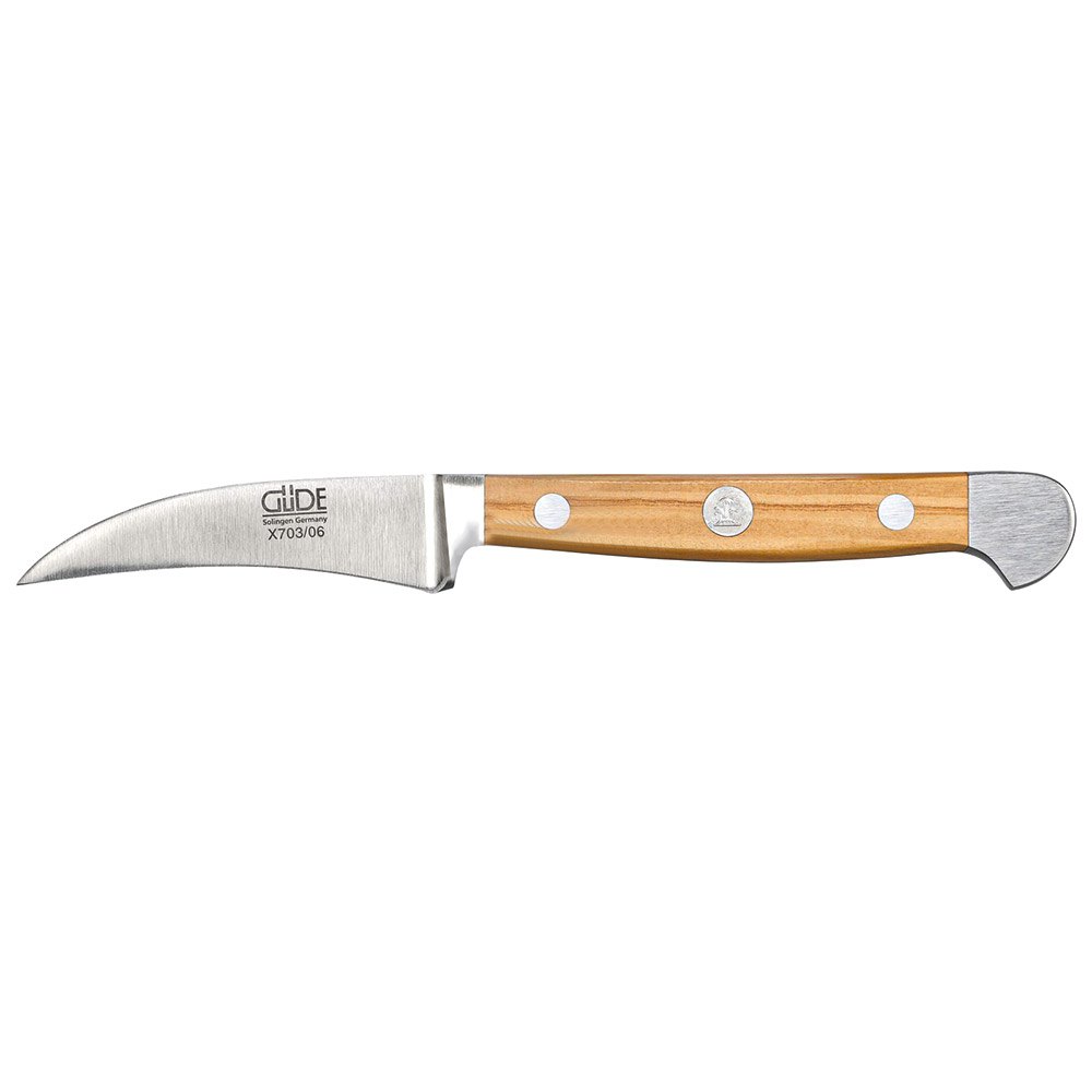 Купить Gude X703/06 Alpha Peeling Knife 6 cm Золотистый  Olive Wood 7ft.ru в интернет магазине Семь Футов