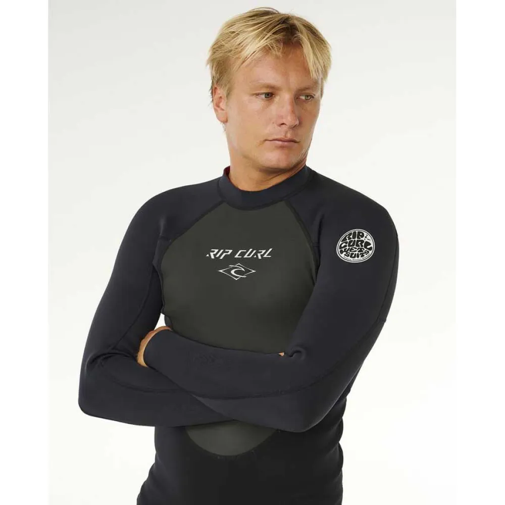 Купить Rip curl 12omwj-0090-m термофутболка с длинным рукавом Omega 1.5 mm Black 30x25x2 7ft.ru в интернет магазине Семь Футов