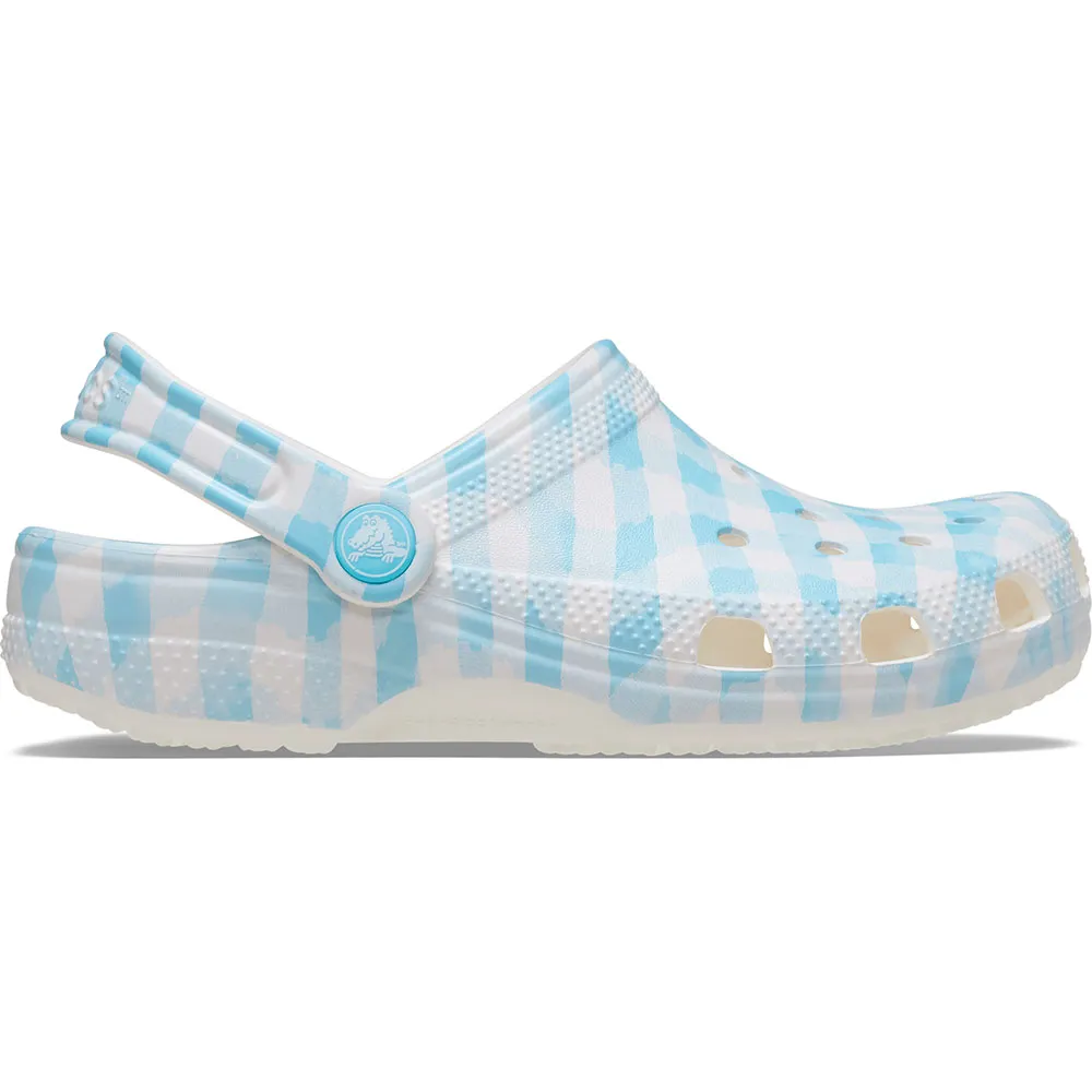 Купить Crocs 211006-16s-m6/w8 Деревянные башмаки Classic Gingham White / Blue 35x25x15 EU 38 7ft.ru в интернет магазине Семь Футов