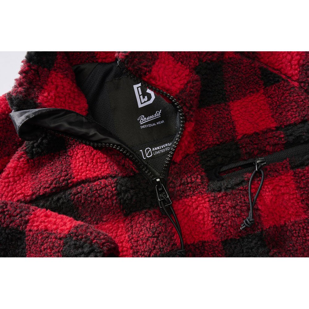 Купить Brandit 5022-41-XXL Куртка Teddy Troyer Красный  Red / Black 2XL 7ft.ru в интернет магазине Семь Футов