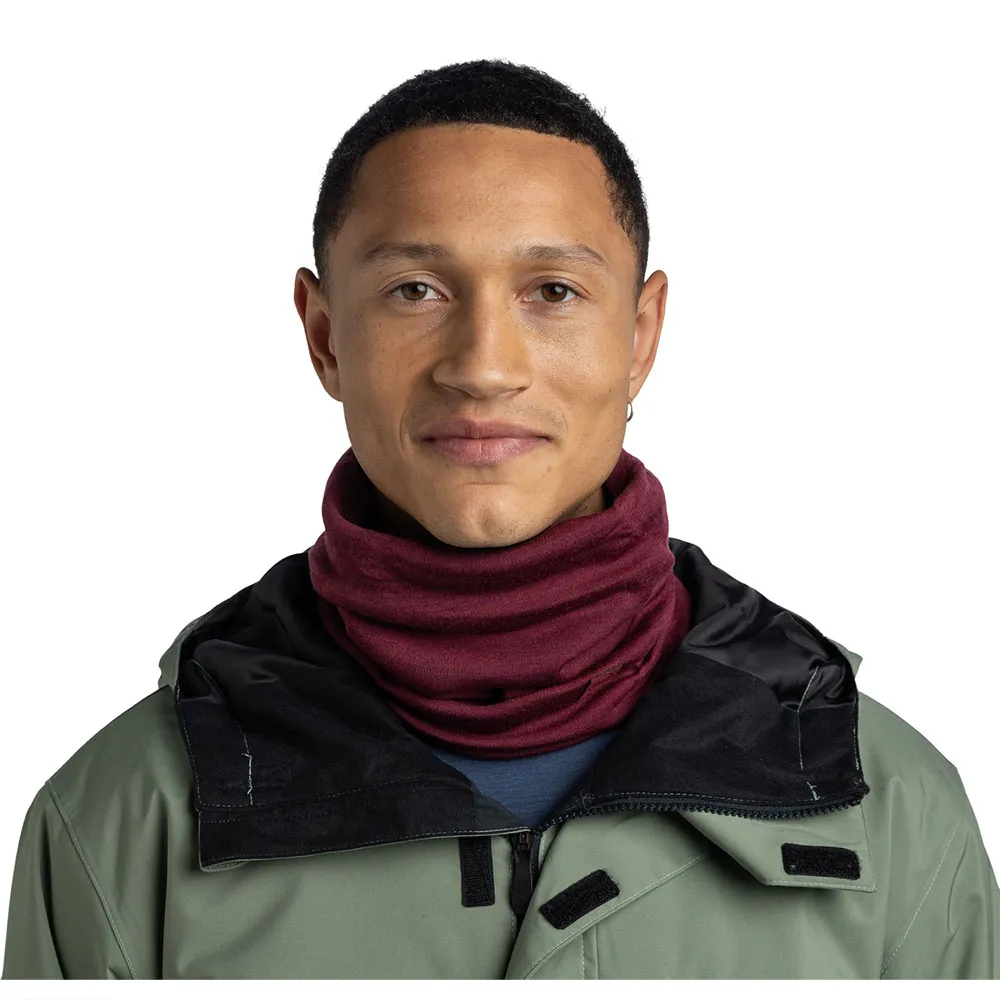 Купить Buff ® 113018.422.10.00 Шарф-хомут Heavyweight Merino Wool Solid Tibetan Red 15x10x5 7ft.ru в интернет магазине Семь Футов