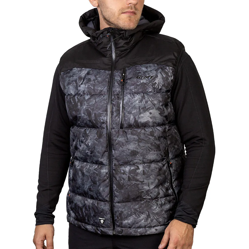 Купить Graff 445-o-8-m Жилет Primaloft® Quilted 445-O-8 Black / Camo 30x20x5 7ft.ru в интернет магазине Семь Футов