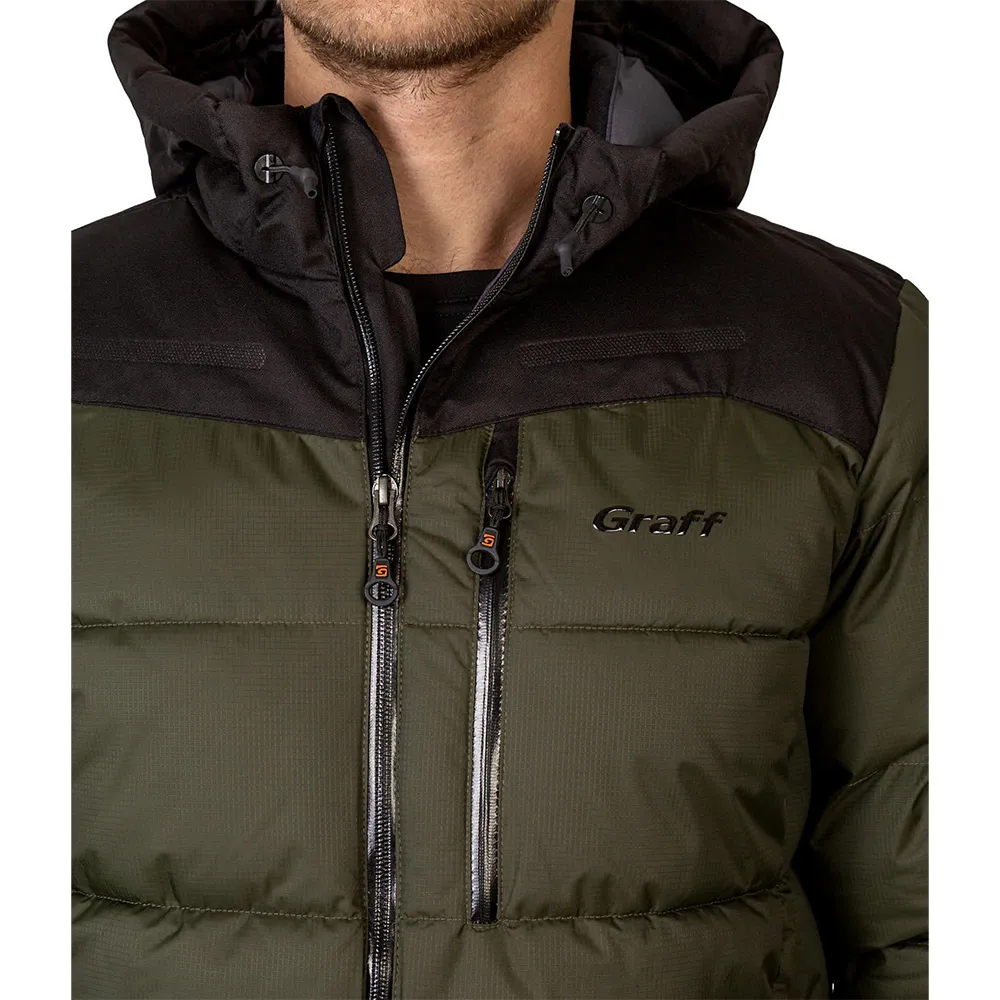 Купить Graff 645-o-m Куртка Primaloft® Quilted 645-O Black / Olive 60x40x25 7ft.ru в интернет магазине Семь Футов