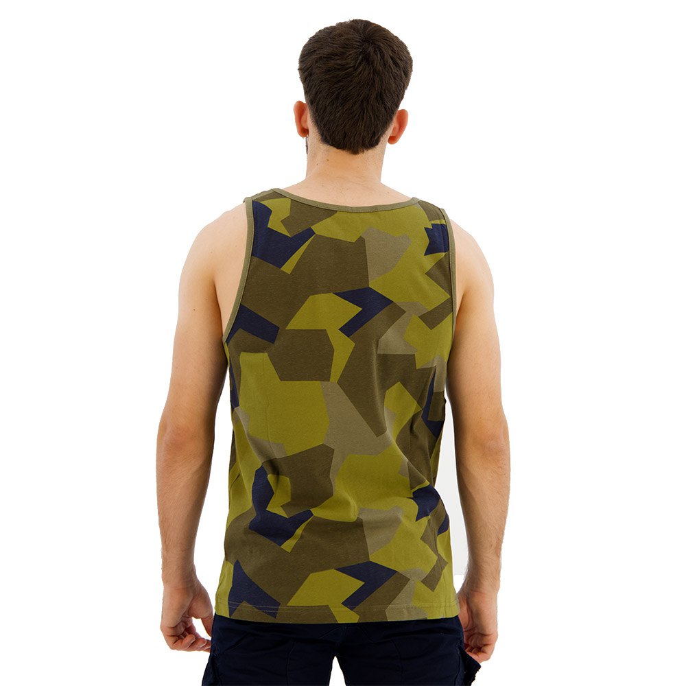 Купить Brandit 4210-125-XXL Футболка без рукавов Зеленый Swedisch Camo M90 2XL 7ft.ru в интернет магазине Семь Футов