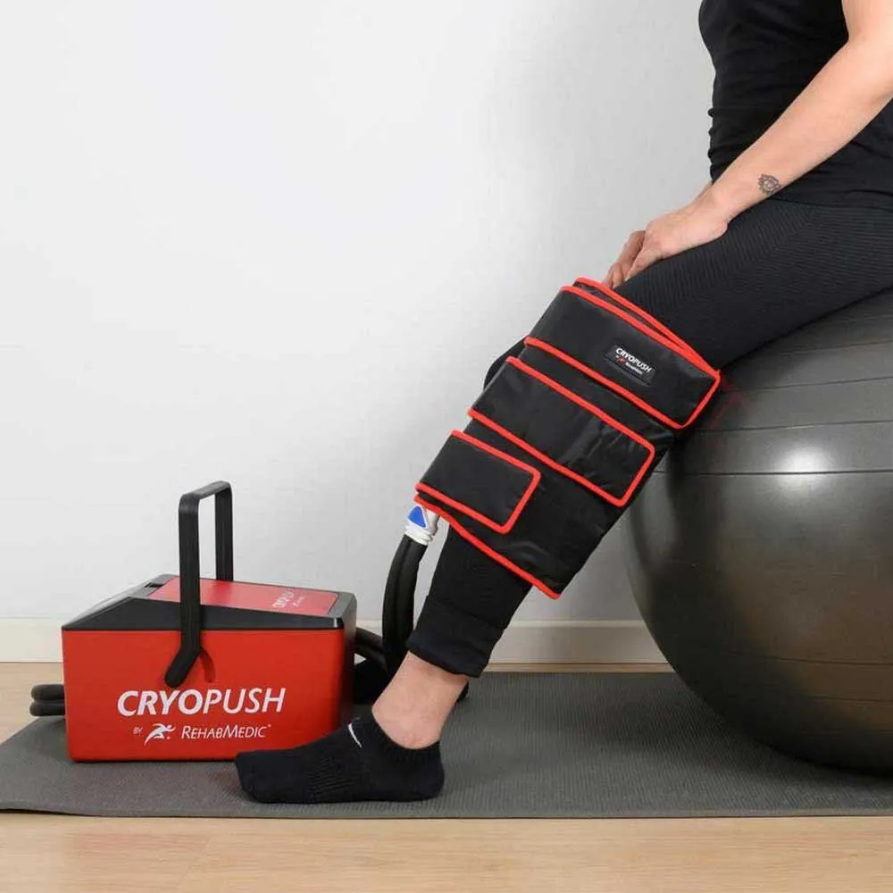 Купить Cryopush cryo1011 Наколенник 360° для криотерапии Black / Red 20x20x5 7ft.ru в интернет магазине Семь Футов