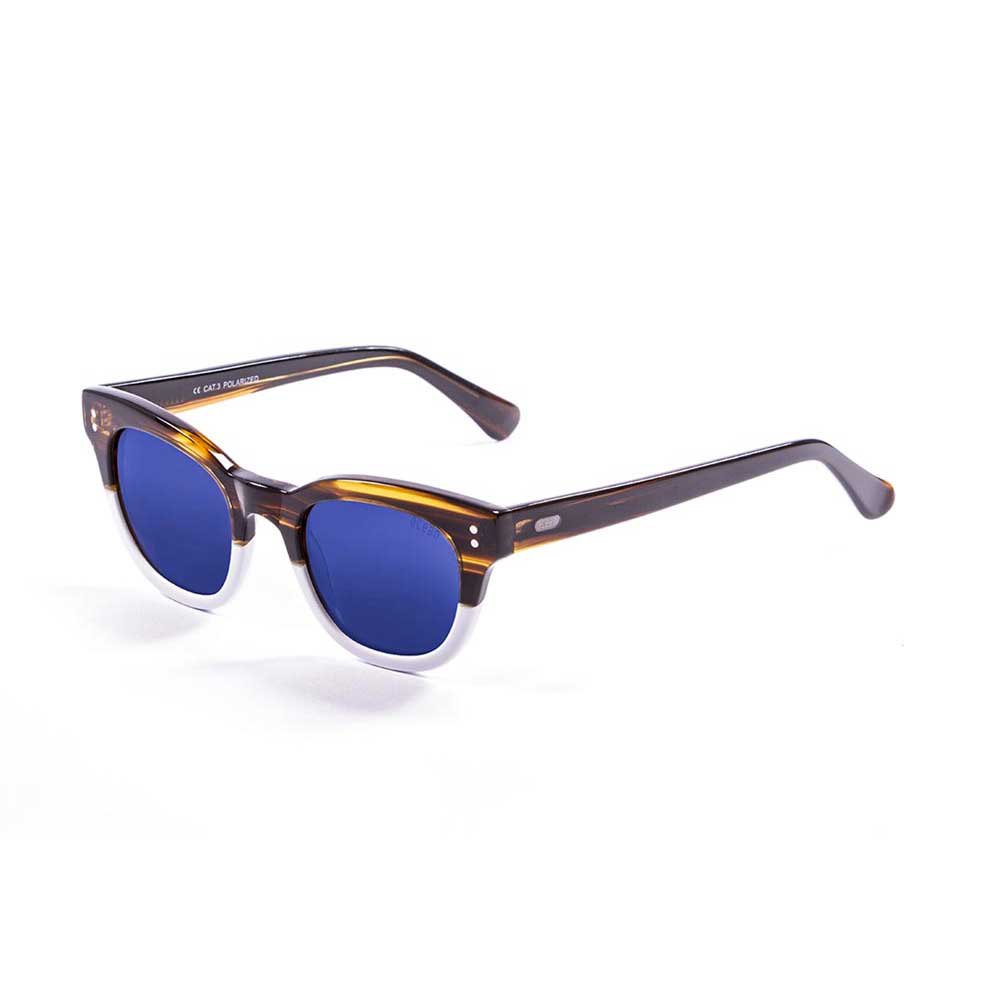 Купить Ocean sunglasses 62000.1 поляризованные солнцезащитные очки Santa Cruz Brown / White / Blue 7ft.ru в интернет магазине Семь Футов