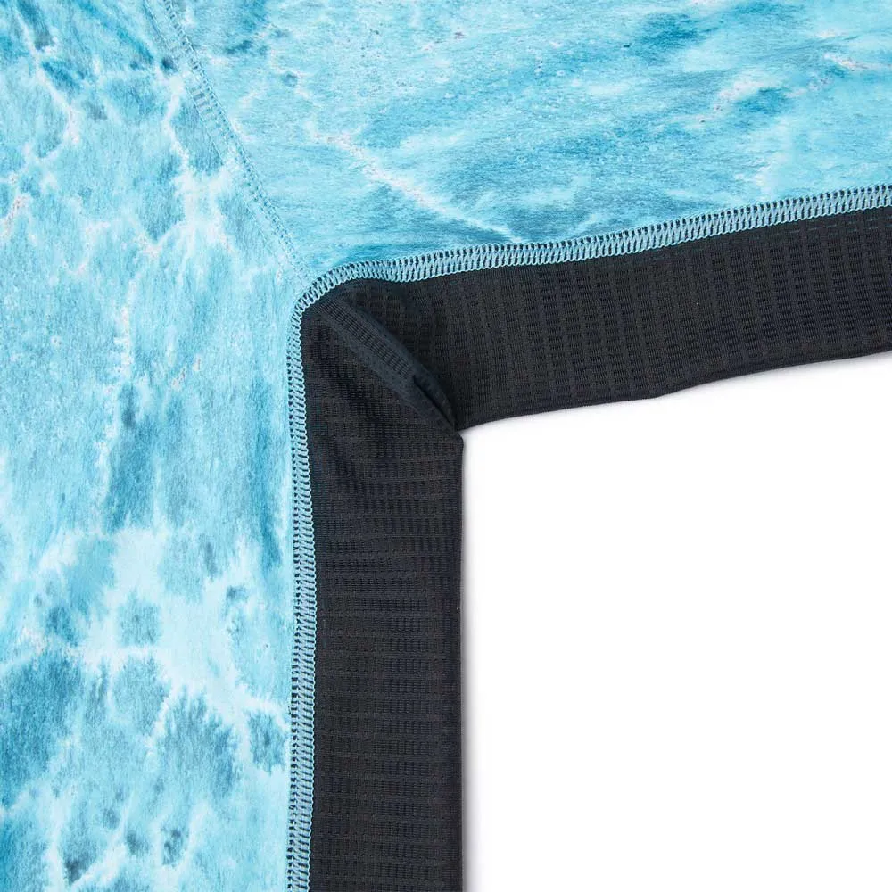 Купить Pelagic 1015243012-TAB-XXL Футболка с длинным рукавом с защитой от ультрафиолета Vaportek Prop Wash Tahiti Blue 2XL 7ft.ru в интернет магазине Семь Футов