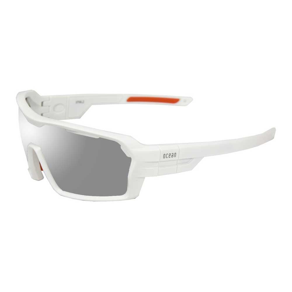 Купить Ocean sunglasses 3700.6X поляризованные солнцезащитные очки Chameleon Matte White White Strap/CAT3 7ft.ru в интернет магазине Семь Футов