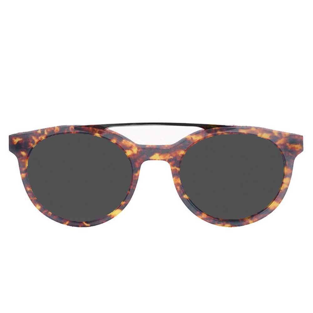 Купить Ocean sunglasses 10200.8 Солнцезащитные очки Tiburon Demy Brown White Ring / Smoke/CAT3 7ft.ru в интернет магазине Семь Футов