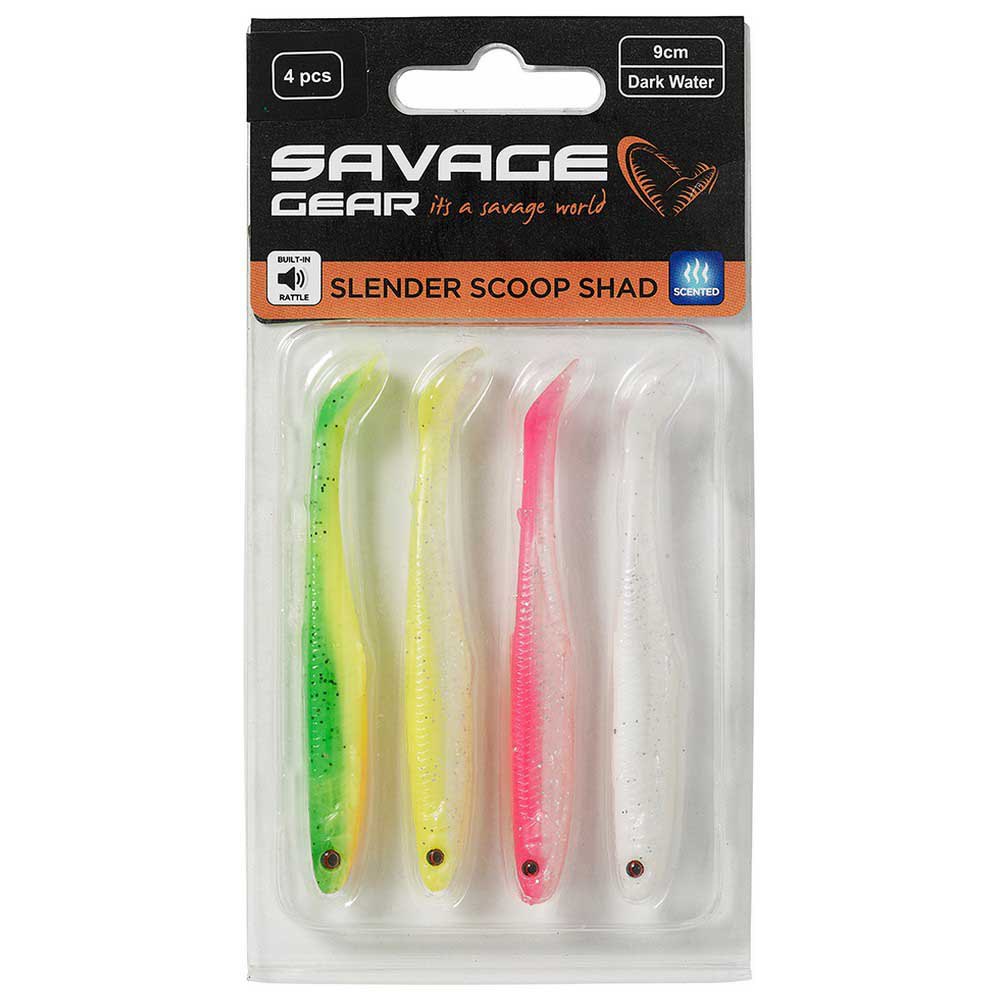 Купить Savage gear 76756 Slender Scoop Shad Мягкая приманка 150 mm 17g 4 Единицы Dark Water Mix 7ft.ru в интернет магазине Семь Футов