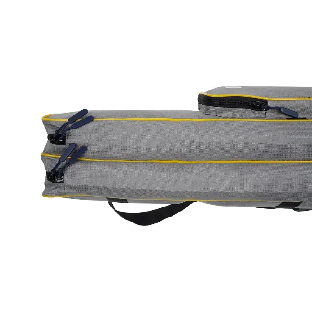 Купить Zeox 7010004 дорожная сумка Basic Reel-In 2 Sections Grey / Yellow 162x25x15 160 cm 7ft.ru в интернет магазине Семь Футов
