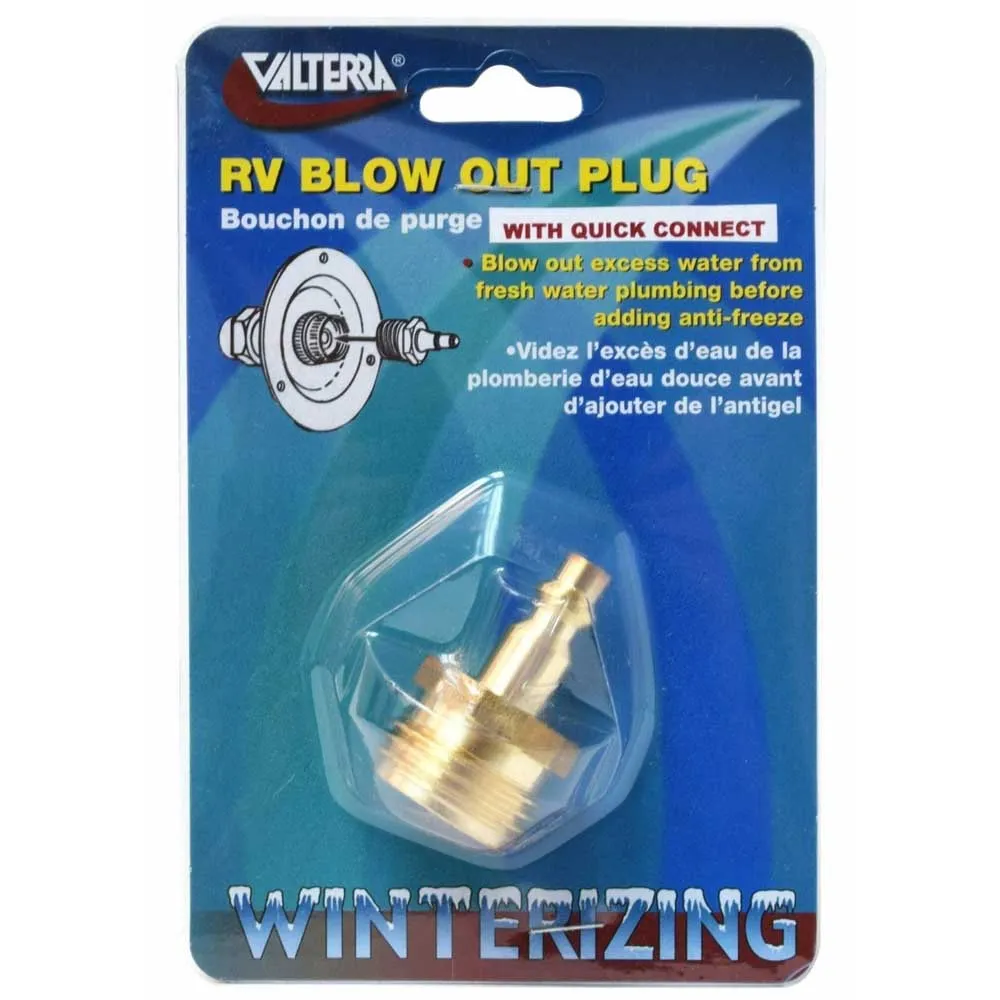 Купить Valterra 800-P23510LFVP Быстросъемная продувочная заглушка Золотистый Brass 7ft.ru в интернет магазине Семь Футов